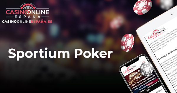 Interfaz de Sportium Poker mostrando mesas de juego